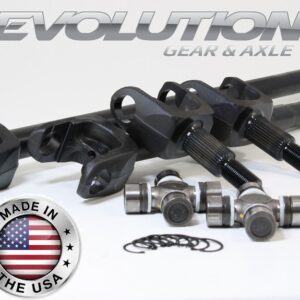 Dana 30 JK 4340 Chromoly 27Spl Front Axle Kit 2007-18 JK Sahara and X Model US Made Revolution Gear and Axle (Call For Pricing)