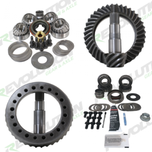 Jeep TJ 1996-02 4.56 Ratio Gear Package (D44-D30) with Koyo Bearings Revolution Gear and Axle (Call For Pricing)
